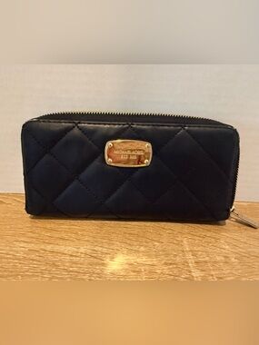 Michael Kors Quilted Black Wallet